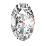 Oval lab diamond