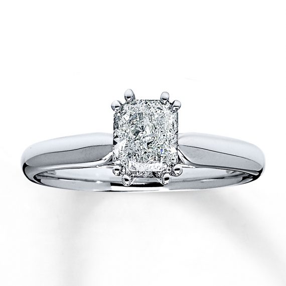 1 carat radiant lab diamond ring